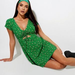 Motel Rocks Paisley Dress Green Size S